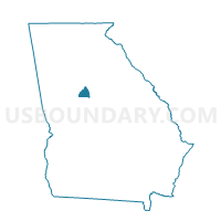 Butts County in Georgia